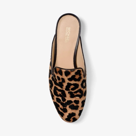 🐆 Michael Kors, Natasha Cheetah-Print Calf-Hair Slide Mules - Picture 2 of 16
